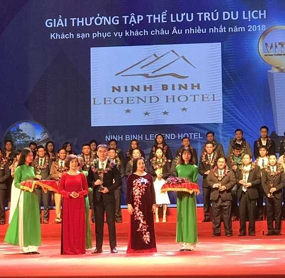Các doanh nghiệp du lịch Ninh Bình được vinh danh tại Lễ vinh danh các Cá nhân và Doanh nghiệp tiêu biểu năm 2018